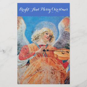 MUSIC MAKING CHRISTMAS ANGEL STATIONERY