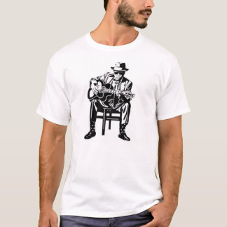 music man blues guitar tshirt