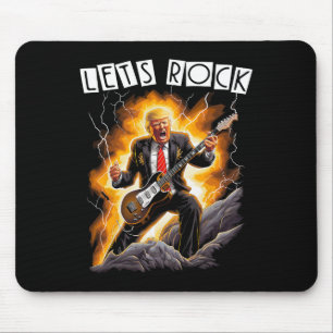 Music Mania Funny Donald Trump Playing Guitar - Me Mouse Mat