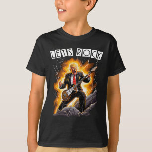 Music Mania Funny Donald Trump Playing Guitar - Me T-Shirt