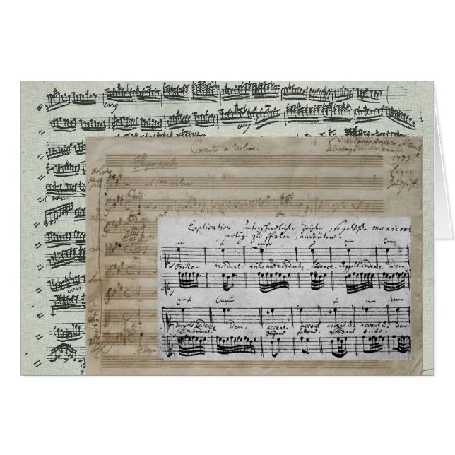 Music Manuscripts (Front Horizontal)