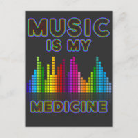 Music Medicine Colourful Equalizer DJ Bass Lover