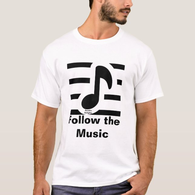 music Men's Basic T-Shirt (Front)