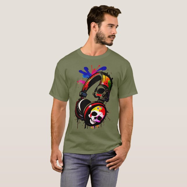 music mens tshirts disney (Front Full)