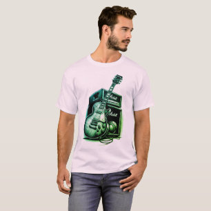 music mens tshirts jazz player brass guitar