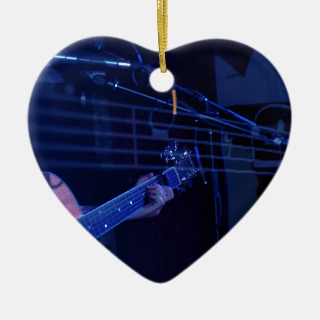 Music Mike- 1st Version Ceramic Tree Decoration (Front)