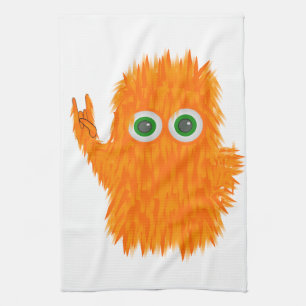 Music Monster Tea Towel