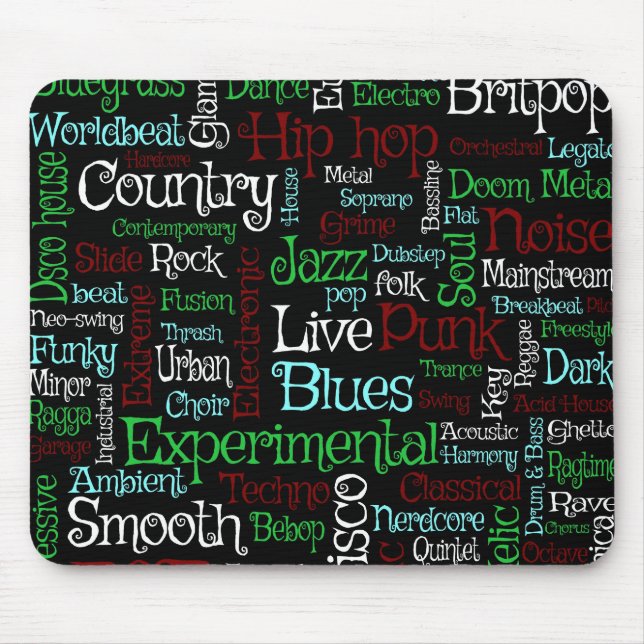 Music Mouse Mat (Front)