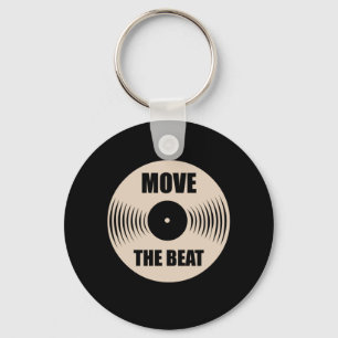 Music Move The Beat Key Ring