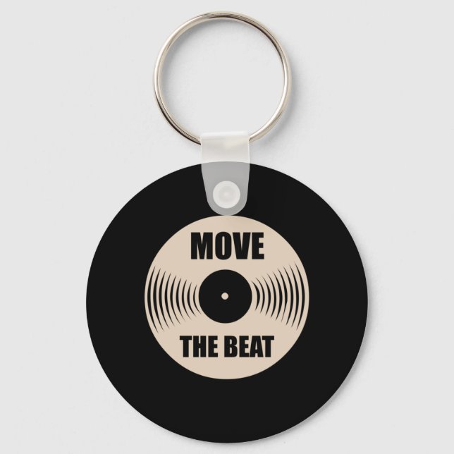 Music Move The Beat Key Ring (Front)