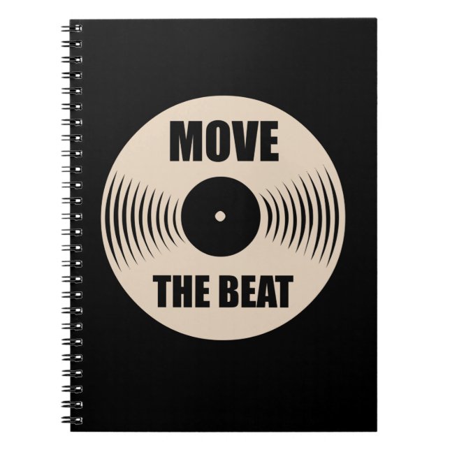 Music Move The Beat Notebook (Front)