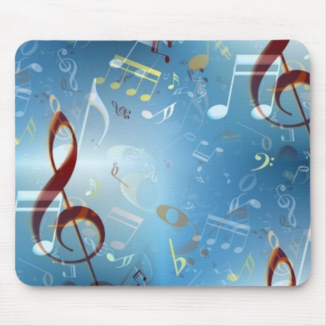 Music,Music,Music! Mouse Mat (Front)