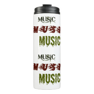 Music Music Music Thermal Tumbler