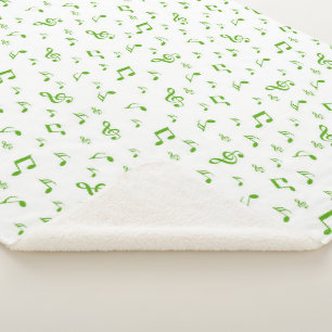 music, musical, note, melody, black, sound, clef, sherpa blanket