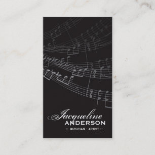 Music Musical Symphony Notes Song Singing Artist Business Card