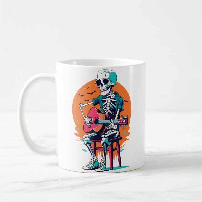Music Musician Spooky Coffee Mug (Left)