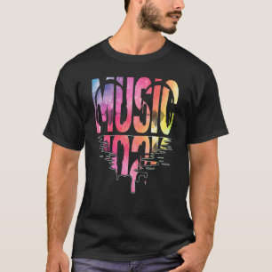 Music, musicians watercolors, headphones T-Shirt