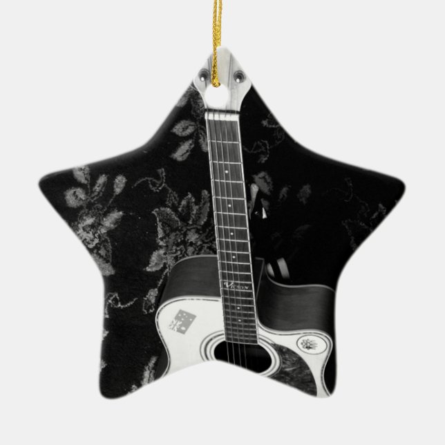 Music My Bloods Ceramic Tree Decoration (Front)
