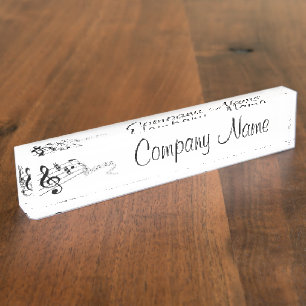 Music Nameplate