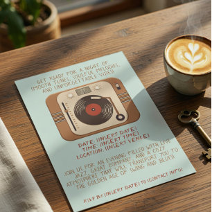 Music Night Invitation