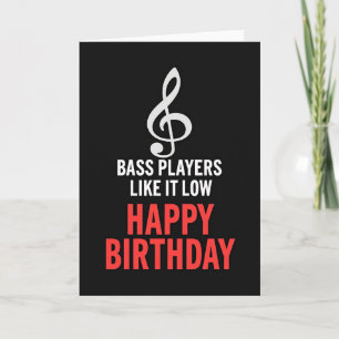 Music Note Birthday Card