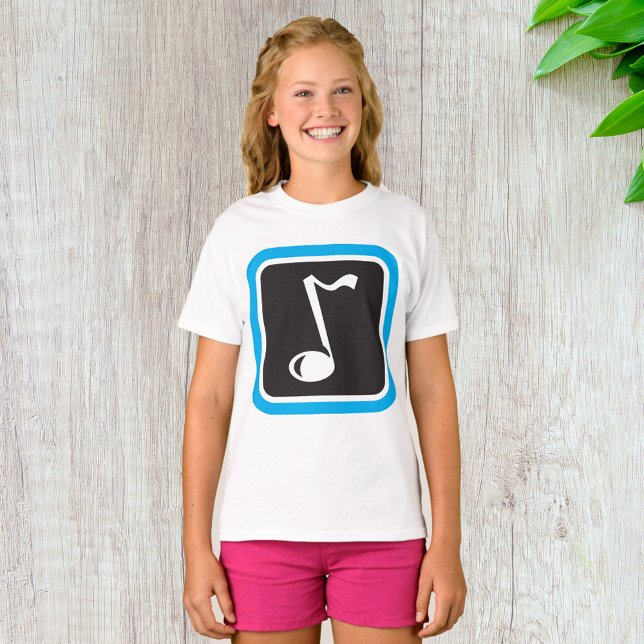 Music Note Bold Minimalist Musical Symbol  T-Shirt (Creator Uploaded)
