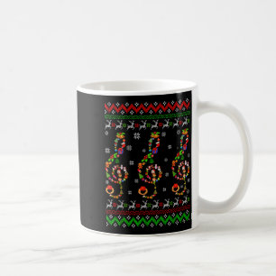 Music Note Christmas Ugly Sweater Musical Teacher  Coffee Mug