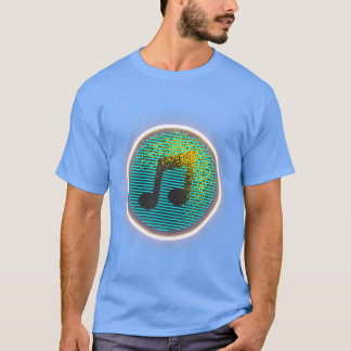 Music Note Colourful Musical Lover Birthday vintag T-Shirt
