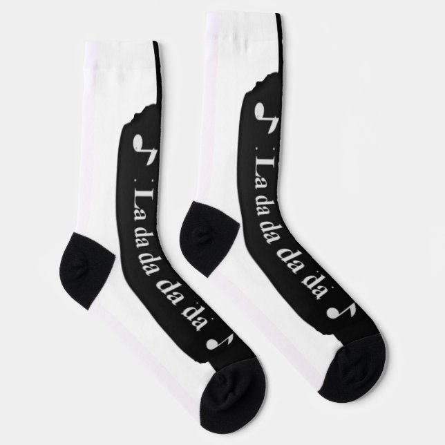 Music note Crew Socks (Right)