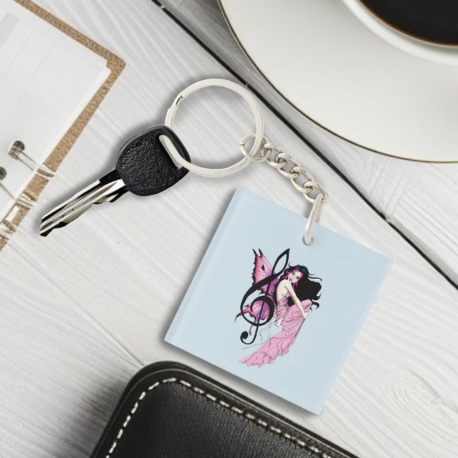 Music Note Fairy Key Ring (Creator Uploaded)