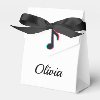 Music Note Favour Box
