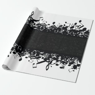 Music Note Guitar Classic Gift Wrapping Paper