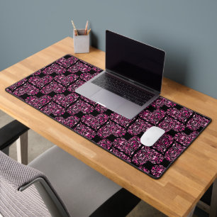Music Note Hearts Desk Mat