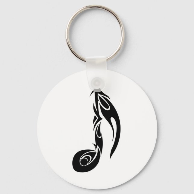 music note key ring (Front)