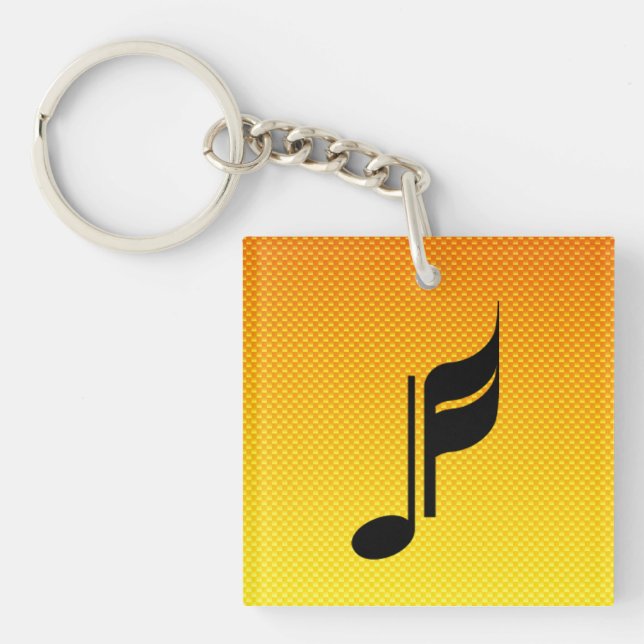Music Note Key Ring (Front)