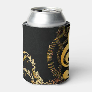 Music Note Luxury gold design Can Cooler