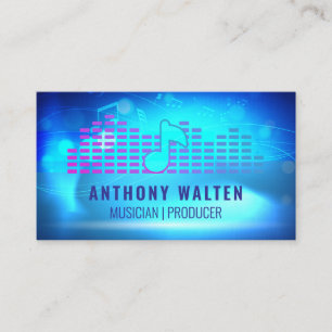 Music Note   Modern Logo   Sound Business Card