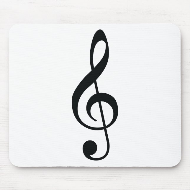 Music Note Mouse Mat (Front)