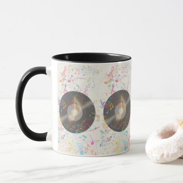 Music Note Mug (With Donut)