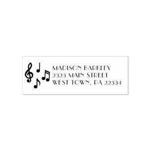 Music Note Musician Teacher Self-inking Stamp