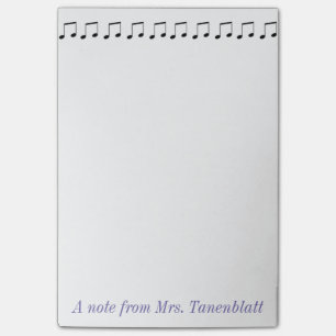 Music Note Pad Customisable