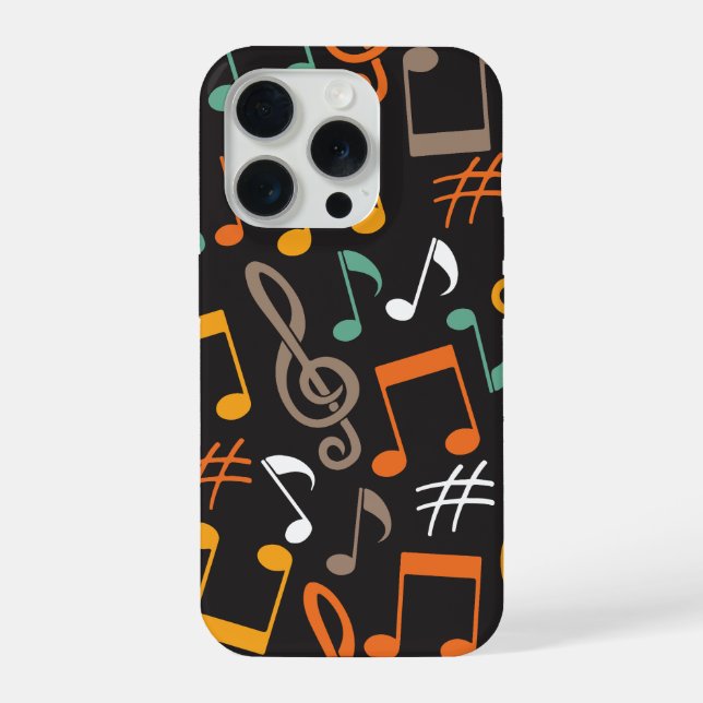 Music note pattern iPhone case (Back)