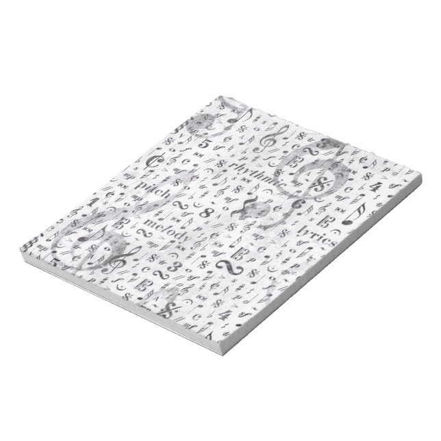 Music Note Pattern Music Theme  (Rotated)