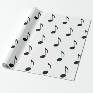 Music Note Pattern Wrapping Paper