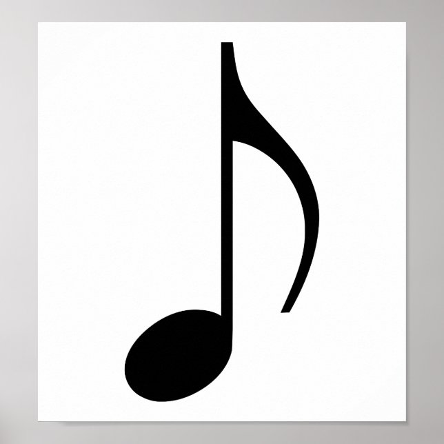 Music note poster (Front)