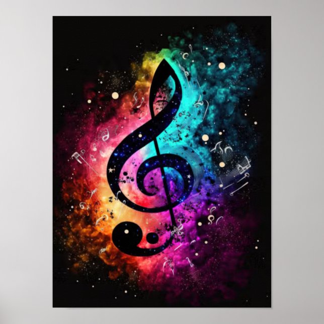 music note poster (Front)