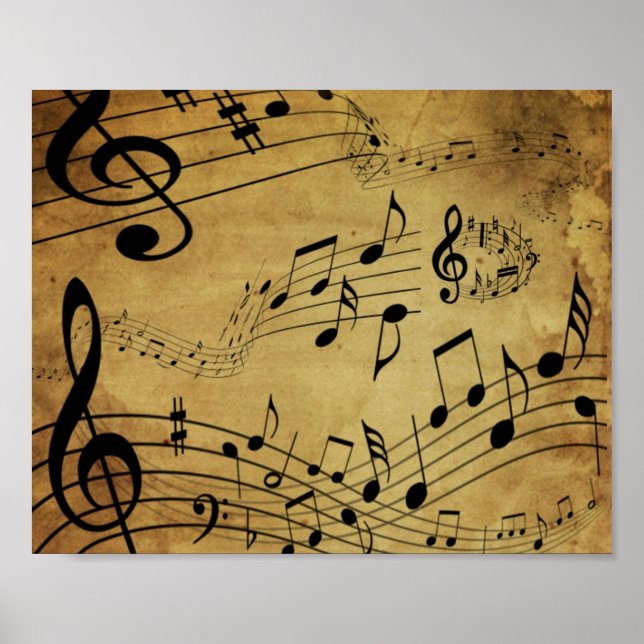 Music note Poster (Front)