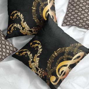Music Note Royal design Cushion