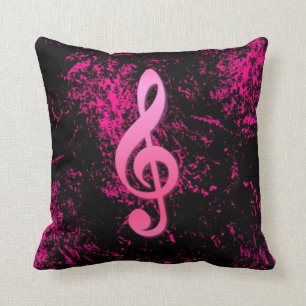 Music Note Symbol Pillow