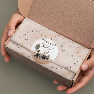 Music Note Tissue Paper